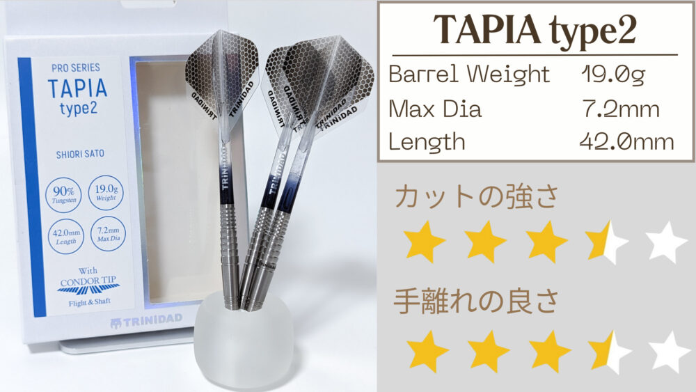 佐藤詩織選手モデル】TAPIA(タピア) TYPE2 レビュー｜円形と多角形の 