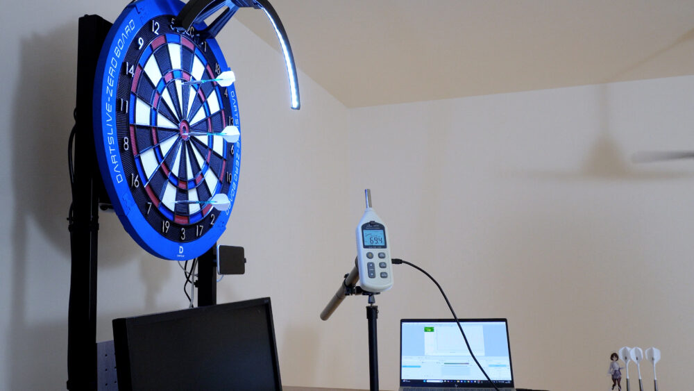 ダーツライブゼロボード騒音計測