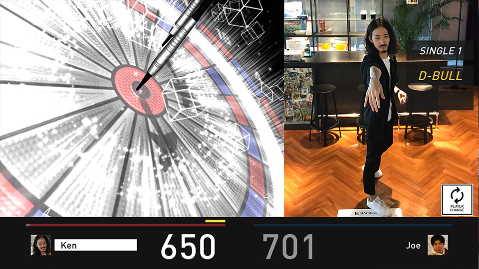 ダーツライブホームオンライン対戦イメージ