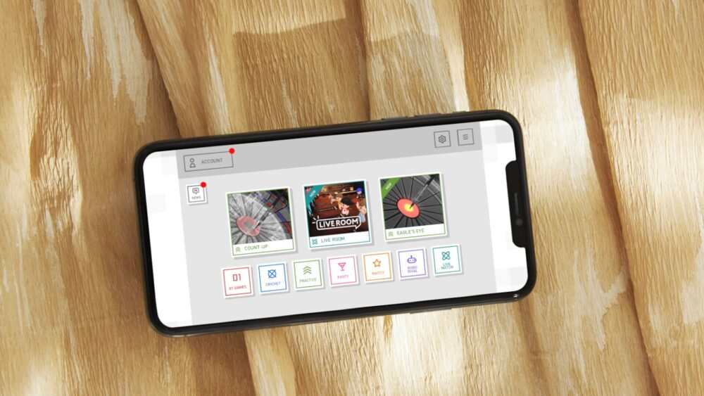 ダーツライブアプリトップメニュー